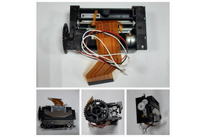 Механизм термопечати в сборе GEOS RP-241 с обрезчиком (термоголовка/нож/валик)